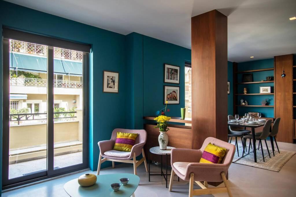 Stylish Decorated Apartment In Kolonaki Athens Exterior photo